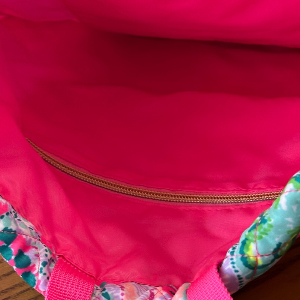Lilly Pulitzer Drawstring Backpack Multi Banana S… - image 6